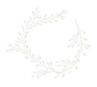 Healvian Soft Chain Haarschmuck Hochzeit Strass Stirnband Braut Haarkette aus Zinklegierung Zarte Haarranke mit Funkelnden Kristallen für Braut und Hochzeitsfeier