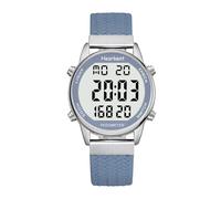 Hearkent-2401 Schrittzähler-Armbanduhr für Damen, Schrittzähler, Kalorienzähler, ohne Bluetooth, LCD-Display, große Ziffern, Sportuhr mit Schrittzähler