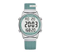 Hearkent Damen-Armbanduhr, Schrittzähler, weiches Nylonband, keine App oder Aufladen erforderlich, mit Schrittzähler, Kalorienzähler, Entfernungsmesser, Uhr und Hintergrundbeleuchtung, 2401