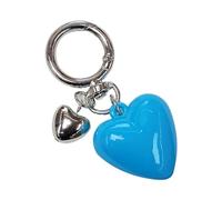 Heart Pendant Keychain - Matching Couple Bag Charm Holder, Cute Purse Backpack Accessory Set, Decorative Key Ring Ornament for Women Men | Gift Travel Fashion Style Everyday Carry Decoration