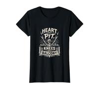 Heart Says Pit Knees Say Balcony Metal Festival Vibes Preisgünstiges Grafik-T-Shirt