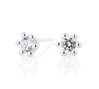 Heartbreaker "Crown of my Heart" Kronen-Ohrstecker I Edle Zirkonia-Ohrringe aus 925 Sterling Silber I Nickelfreie Ohrringe mit Stein & Verpackung I In Goldschmiedequalität gefertigt I LD LP 29 CZ