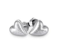 Heartbreaker "Crown of my Heart" Ohrringe Herz I Edler Schmuck aus 925 Sterling Silber I Nickelfreie Herz-Ohrstecker inkl. Verpackung I In Goldschmiedequalität gefertigt I LD LP 23