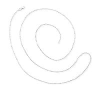 Heartbreaker Damen-Collier Ketten facettierte Kugelkette 925 Silber, 85 cm Zwischenöse bei 80 cm, 1,8 mm stark/HB 180 BCF