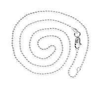 Heartbreaker Damen-Collier Ketten Kugelkette 925 Silber, Länge 45 cm/HB 150 BC