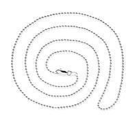 Heartbreaker Damen-Collier Ketten/Kugelkette 925 Silber rhodiniert/Länge 75 cm/Stärke 1,8 mm/HB 180 BC-II RH