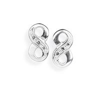 Heartbreaker Damen- Ohrstecker Infinity mit Zirkoniasteinchen- LD IF 21