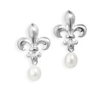 Heartbreaker Luxus Lilien Ohrstecker aus der Kollektion F´lys in Echtsilber/Ohrstecker aus Silber 925 Sterling nickelfrei/Elegante Design Ohrringe für Damen/LD FL 21 PW