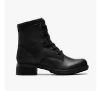 Hearth Parker Schwarze Lederstiefel EU 38