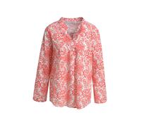 HeartKiss - Blouse V-Neck 3/4 Sleeves Red-White Print red print - Gr. - M