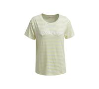 HeartKiss - T-Shirts Stripe Enjoy Frottee Wording yellow print - Gr. - L