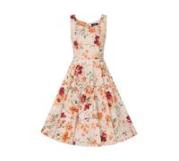 Hearts & roses London Swing Kleid Ariana Floral Vintage Rockabilly Retro, Größe:L