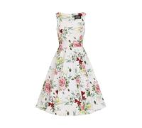 Hearts & roses London Swing Kleid Carole Floral Vintage Rockabilly Retro, Größe:S