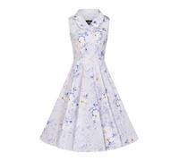 Hearts & roses London Swing Kleid Cynthia Floral Vintage Retro Fit-N-Flare 50er, Größe:XXL