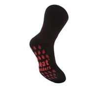 Heat Holderns - Herren thermo ABS stoppersocken, 39-45 eur (Black/Red Slipper)