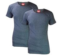HEAT HOLDERS - 2 Stück Herren Rich Baumwolle Unterbekleidung Thermqiue Anti Kälte Kurzarm T-Shirt für den Winter