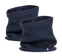 HEAT HOLDERS 2er Pack Herren Halswärmer Verdickte Flauschige Fleece Loop Schal Nackenwärmer mit Innenfleece für Winter (Einheitsgröße, Marine)
