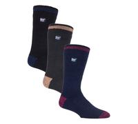HEAT HOLDERS - 3er-Pack Multipack Herren Isolierte Thermosocken für den Winter - Block Twist EU 39 - 45