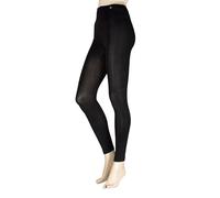 HEAT HOLDERS Damen 1 Paar SOCKSHOP Thermo Strumpfhose ohne Fuß Schwarz S