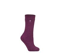 HEAT HOLDERS Damen 1 Paar Wärme Halter 1.6 TOG Lite Socken Tiefes Fuchsia 37-42