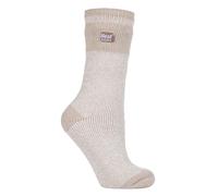 HEAT HOLDERS - Damen Winter Extra Warm Thermosocken/Kuschelsocken für Geschenk (37-42 EU, Cabin Fever Beige)