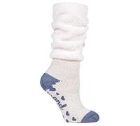 HEAT HOLDERS - Damen Flauschig Lang Slouch Socken/Kuschelsocken mit Antirutschsohle (37/42, Mauve (Slouch))