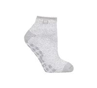 HEAT HOLDERS - Damen Kurz Unsichtbar Abs Thermo Sneaker Socken 37-42 eur (Light Grey Cream)