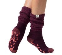 HEAT HOLDERS Damen Lounge Gemütlich Lümmel Socken Packung mit 1 Wein 37-42