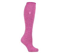 HEAT HOLDERS Damen Merinowolle Socken Lang Warm Thermo Wollsocken Kniestrümpfe Merino für Winter (37-42, Rosa)