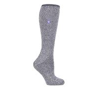 HEAT HOLDERS Damen Merinowolle Socken Lang Warm Thermo Wollsocken Kniestrümpfe Merino für Winter (37-42, Lila)