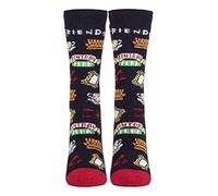 HEAT HOLDERS Damen Thermo Friends Serie Socken Lite | Neuheit Atmungsaktiv Winter Fauschig Kuschelsocken (37-42, Freunde)