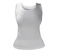 HEAT HOLDERS - Damen Thermo Innenfleece Baumwolle Ärmellos Unterhemd (Large, White)