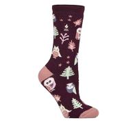 Damen Thermo Leichte Gemusterte Socken für den Winter EU 37 - 42