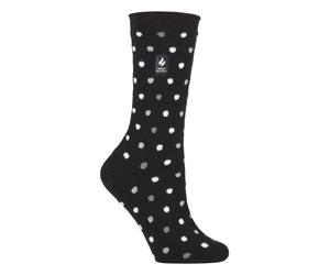 Heat Holders Damen Ultra Lite Thermal Brushed Inner Yarn Design Socken Schwarz/Tonal (Nicosia) EU 37 - 42