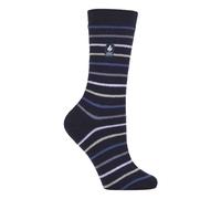 Heat Holders Damen Ultra Lite Thermo-Socken mit gebürstetem Innengarn, Marineblau (Riga) EU 37 - 42