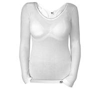 HEAT HOLDERS - Damen Warm Thermo Baumwolle Langarm Unterhemd (L/XL (40-52" Bust), White)