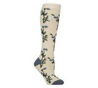 HEAT HOLDERS Damen Warme Socken Für Gummistiefel Lite | Extra Lang Winter Thermosocken (37-42, Laub/Hafer)