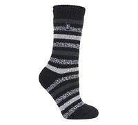 HEAT HOLDERS - Damen Winter Extra Warm Thermosocken/Kuschelsocken für Geschenk (37-42 EU, Rosebud Schwarz)