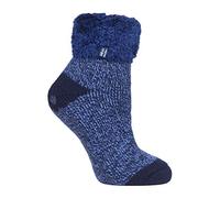 HEAT HOLDERS - Extra weiche, flauschige, rutschfeste Thermo-Socken für Damen, niedrig geschnitten, mit Griffen, Hhl15, 36/40 EU