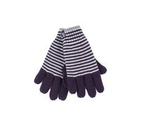 Heat Holders - Gestreifte, mit Fleece gefütterte Thermohandschuhe für Damen M