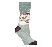 Heat Holders - Heat Holders - Original Jacquard-Thermosocken für Damen - Fawn Landscape