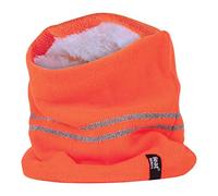 HEAT HOLDERS - Herren neon winter gestrickt arbeit halswärmer/nackenwärmer für die nacht (Einheitsgröße, Orange)