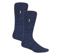 HEAT HOLDERS Herren 2 Paar Thermosocken Herren Original Warme Socken für Winter mit Flauschigem Innerem Vlies (39-45, Denim)
