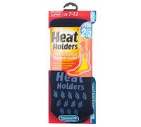HEAT HOLDERS® - Herren rutschfeste Socken/Strümpfe, Farbe Schwarz Mit Rotem Griff, Größe 39-45