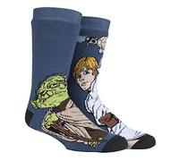 HEAT HOLDERS - Herren Thermo Winter Star Wars Socken mit Antirutsch ABS Sohle (39/45, Luke/Yoda)