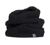 Heat Holders - Herren Winter Warm Fleece Strick Groß Nacken Halswärmer (One Size, Black (Larvic))