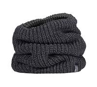 Heat Holders - Herren Fleece gefüttert Chunky Knit Thermal Neck Warmer Einheitsgröße