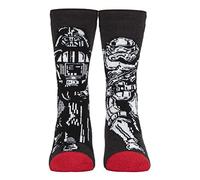 HEAT HOLDERS Kinder Thermosocken Star Wars Lite | Lustig Kuschelsocken for Jungen (30-36, Darth & Stormtrooper)