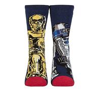 HEAT HOLDERS Kinder Thermosocken Star Wars Lite | Lustig Kuschelsocken for Jungen (30-36, R2D2 & C3PO)