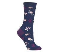 Heat Holders - Ladies Ultra Lite Thermal Brushed Inner Yarn Design Socken - Indigo (Sidari) EU 37 - 42